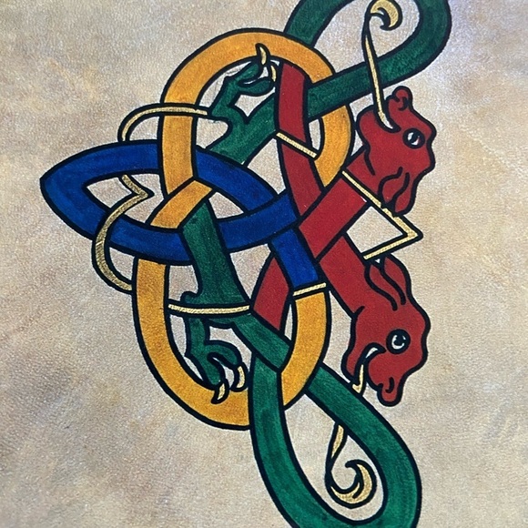 Vintage Connemara Bodhrans Set of 6 Round Celtic
Placemats A6 - Picture 11 of 13